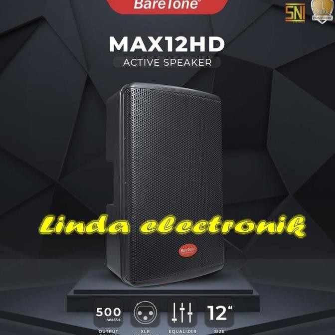 speaker akif baretone max12hd baretone max 12hd max12 hd 12'' 1 buah