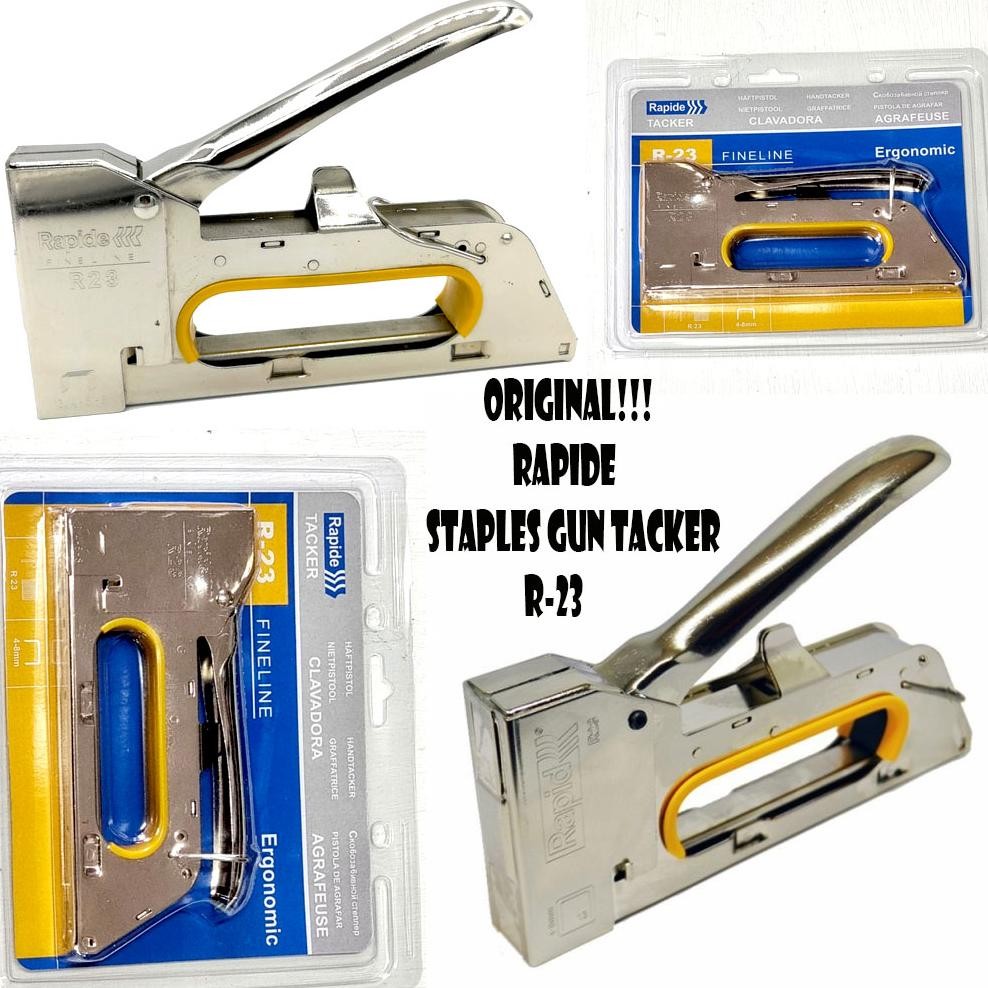 

Stapler Tembak Staples Gun Guntacker dan isi guntacker yang cocok Steples Guntacker Gun Tecker Stepler Tembak Steples Kangaro staples tembak Cekrekan Gun Tacker 3in1 Multifungsi