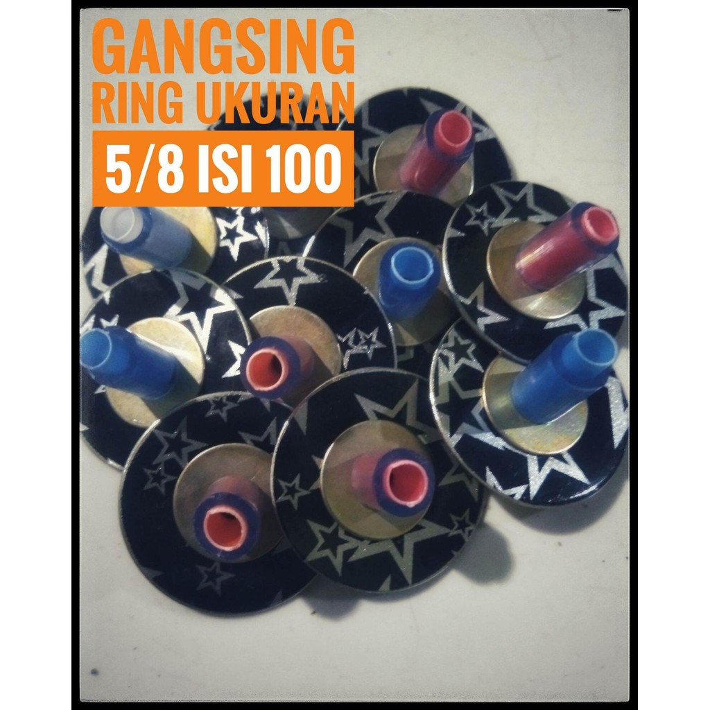 HARGA GROSIR ISI 200 -MAINAN GANGSING RING UKURAN 5/8-MAINAN ANAK SD