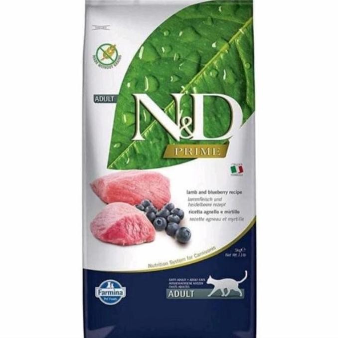 Farmina N&D Adult Cat Lamb & Blueberry 10kg / Makanan Terbaik Kucing