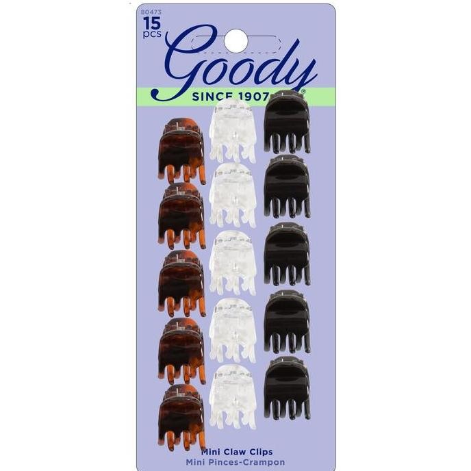 

BEST SELLER GOODY CLASSICS 1942489/ 80473 MICRO MINI CLAW CLIP 15CT !!!!!