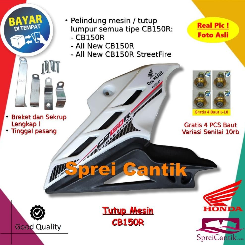Special - [PROMO] Tutup Mesin Honda CB150R / All New CB150R / All New CB150R StreetFire - Cover Engi
