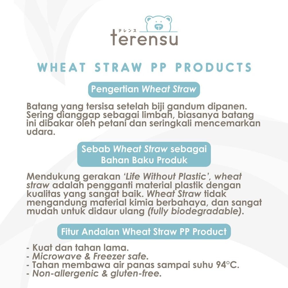 Flash Sale - terensu Piring Makan Anak + Sendok Garpu Sumpit Motif Pinguin Set Perlengkapan Makan 