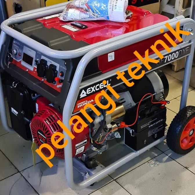 Genset honda 5000 - 5500 watt excell SF 7000 DXE