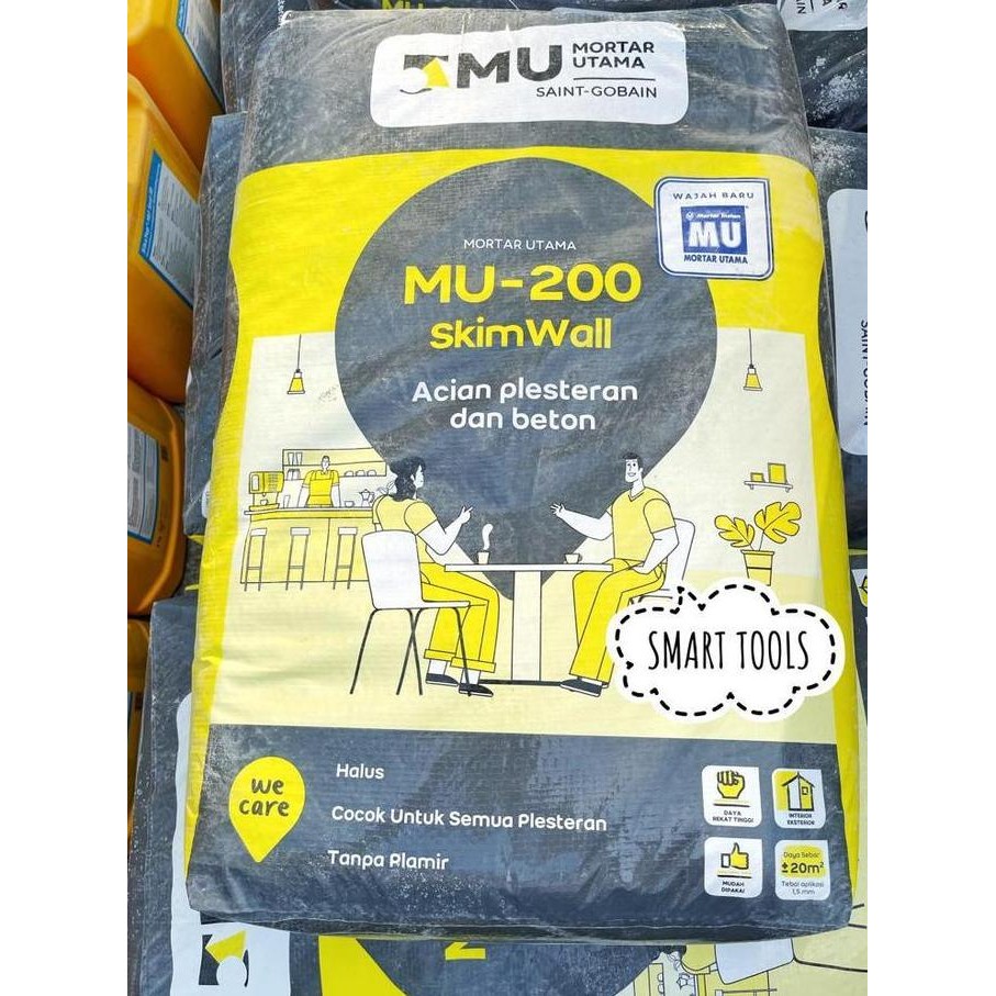 MU 200 Acian Plesteran dan Beton - 40kg