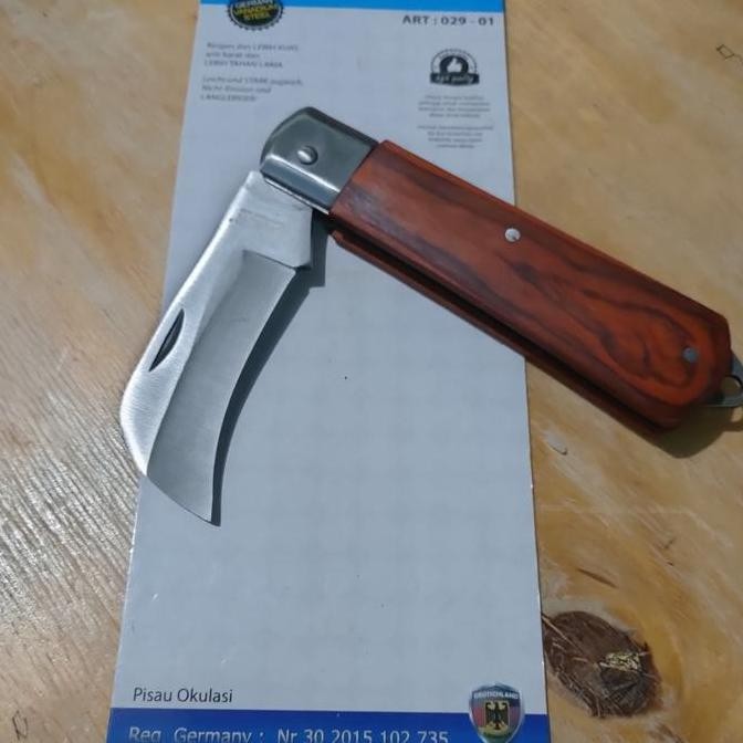 Pisau Okulasi Bengkok Lipat - Grafting Knife - Pisau Cangkok Lipat