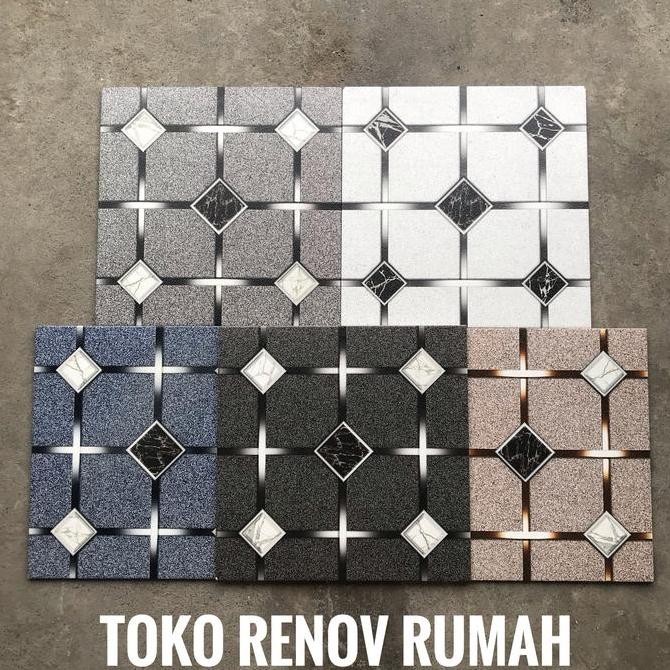 Keramik 40x40 motif hexagon/ keramik garasi/ keramik kamar mandi