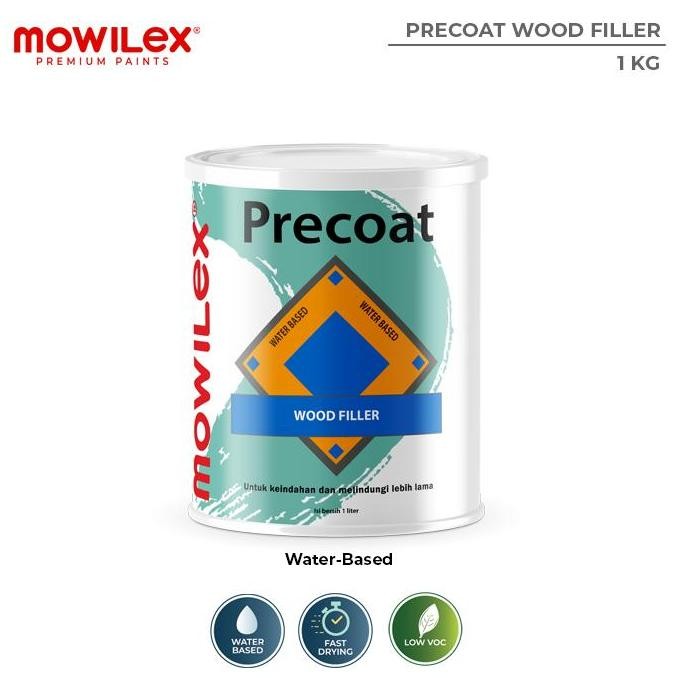 Mowilex Precoat Wood Filler 1 Kg - Jati