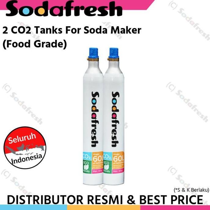 Sale Tabung Co2 Drinkmate By Sodafresh 2Pcs Tabung Gas Refill Soda Maker