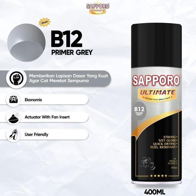 Sapporo Ultimate B12 Primer Grey / Sapporo Spray / Epoxy / Pilox