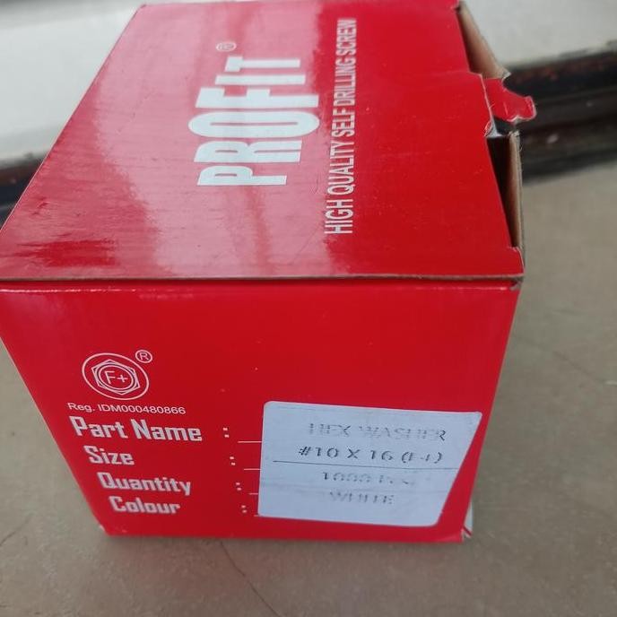 Skrup baja ringan / baut baja ringan merek profit fn uk 10 x 16 1000pc