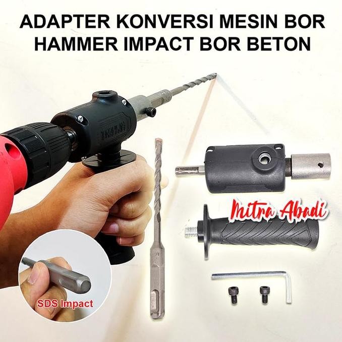 Adapter Konversi Mesin Bor Hammer Impact untuk Bor Beton