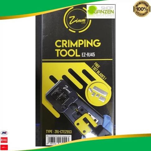 Zimmlink Tang Crimping RJ45 Crimping Tools zimm link Berkualitas