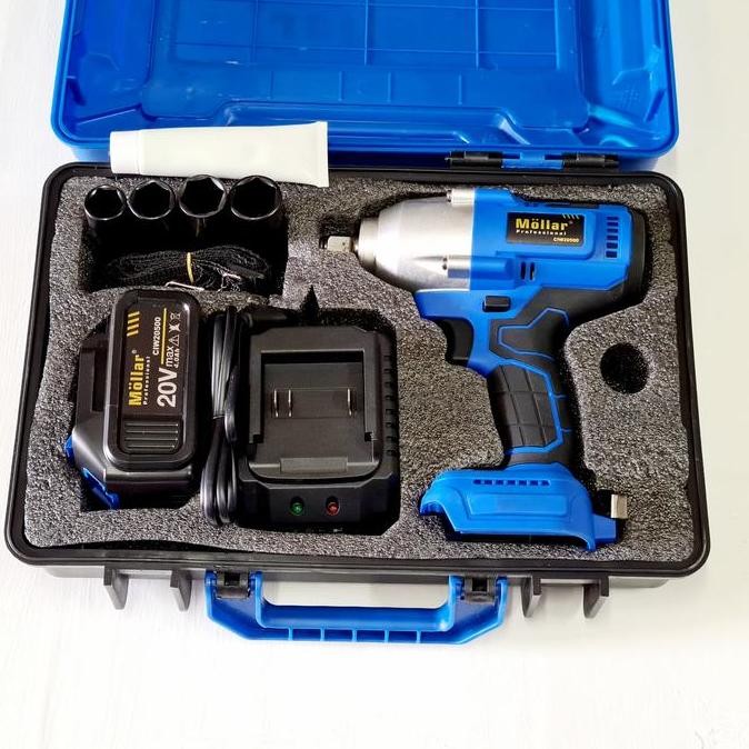 MOLLAR CIW20500 CORDLESS IMPACT WRENCH BUKA BAUT MOBIL 500NM
