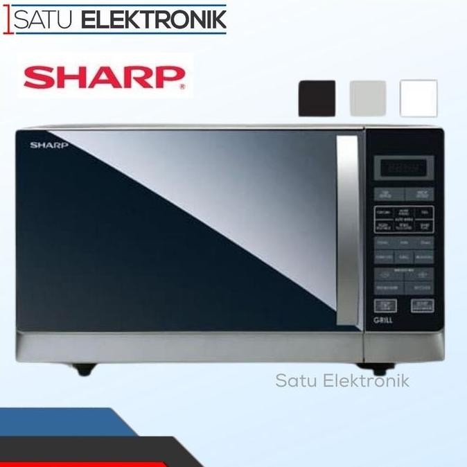 Baru Microwave SHARP R-728R Compact Grill 25 Liter - Oven Listrik Rumah Tangga