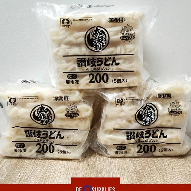 

Shimadaya Udon Frozen 1Kg 5Pcs Taikoban Sanuki Mi Mie Basah Jepang