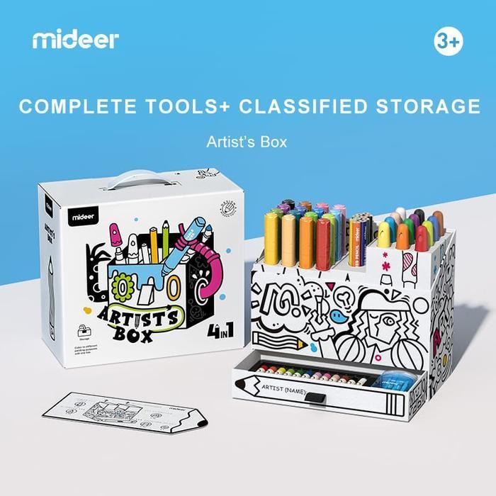 

Mideer Artist Box Peralatan Menggambar Melukis Lengkap Terlaris Best Quality 100% Original