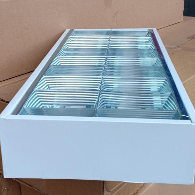 KAP LAMPU RM OUTBOW 2X18 3X18 4X18 1X36 2X36 0,45mm PLATE