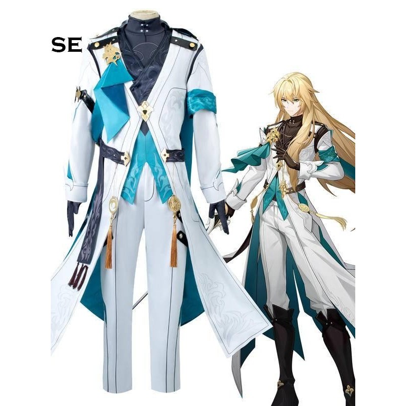 【Wetrose】 Ready Stock Honkai Star Rail Luocha Costume Anime Game Cosplay Set
