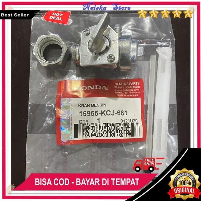 KCJ Keran Bensin Tiger Old Lama Original Kran Membran Tangki Megapro