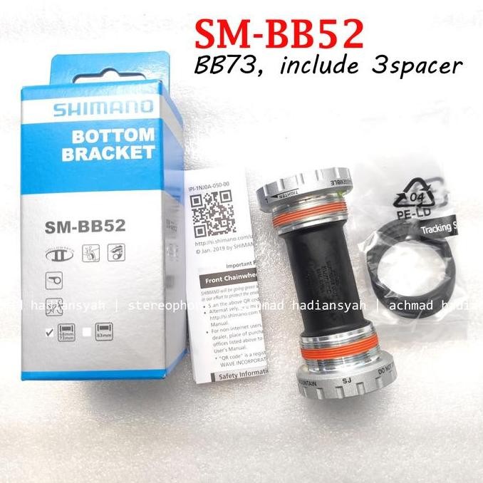 ready BB HT2 Shimano SM-BB52 | BB Shimano Hollowtech 2 | Bottom Bracket HT2