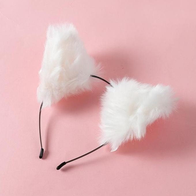 BARU  Bando Telinga Kucing Lonceng Cosplay Anime Wanita Korea