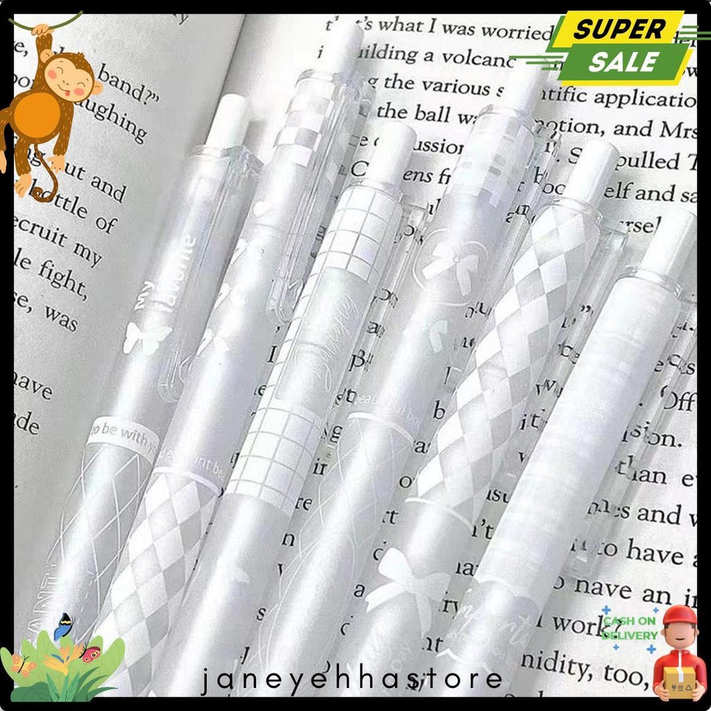 

Pulpen Aesthetic Gel Pen Pena Lucu Ins Style Pulpen Imut Pink Pulpen Hitam Korea Retractable Alat Tulis Kreatif Perlengkapan Sekolah For Student Back To School Office Stationery Diskon