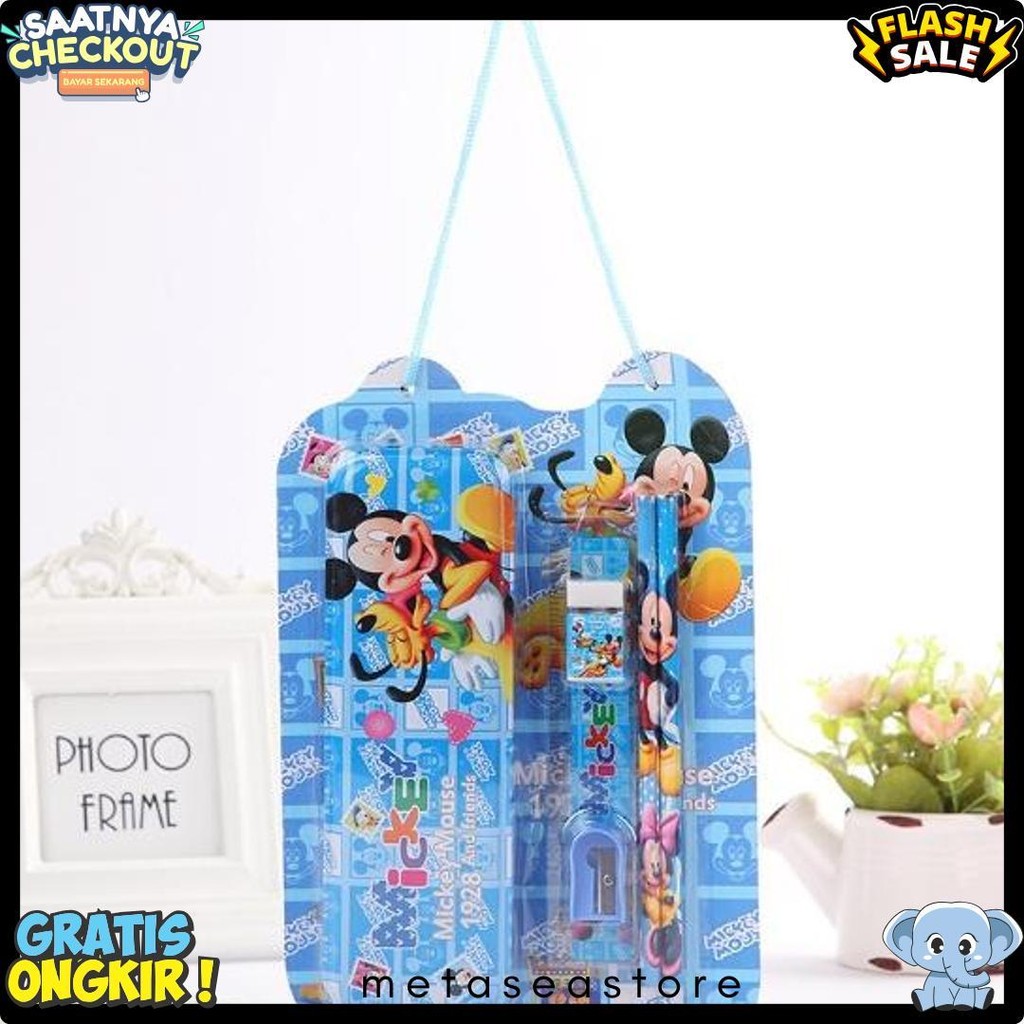 

Ijn Mini Stationery Set Alat Tulis Sekolah 6 In 1 Karakter Lucu Tempat Pensil Terlengkap Dan Termurah