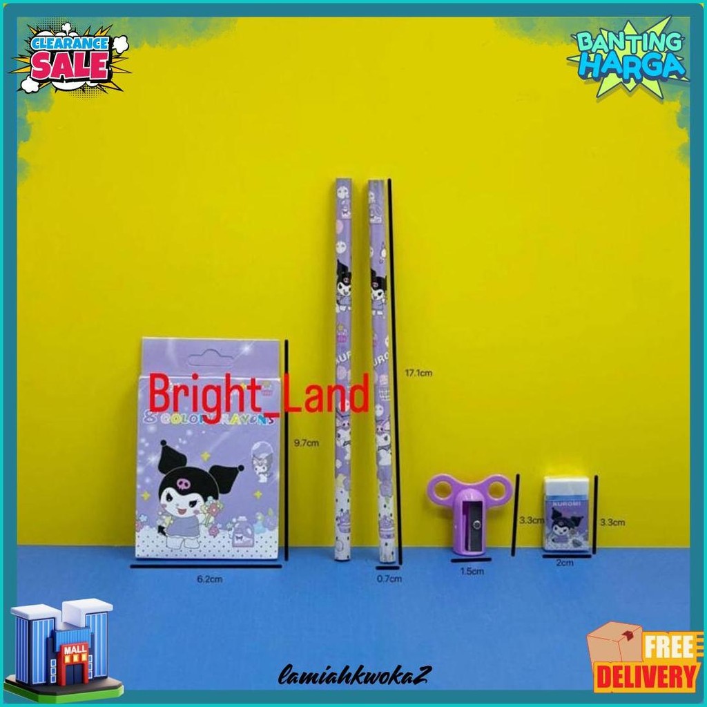 

(Hcs) Paket Alat Tulis Mika Set 5In1 Stationery Set Study Set Anak Karakter Set Alat Tulis Anak Tk Diskon