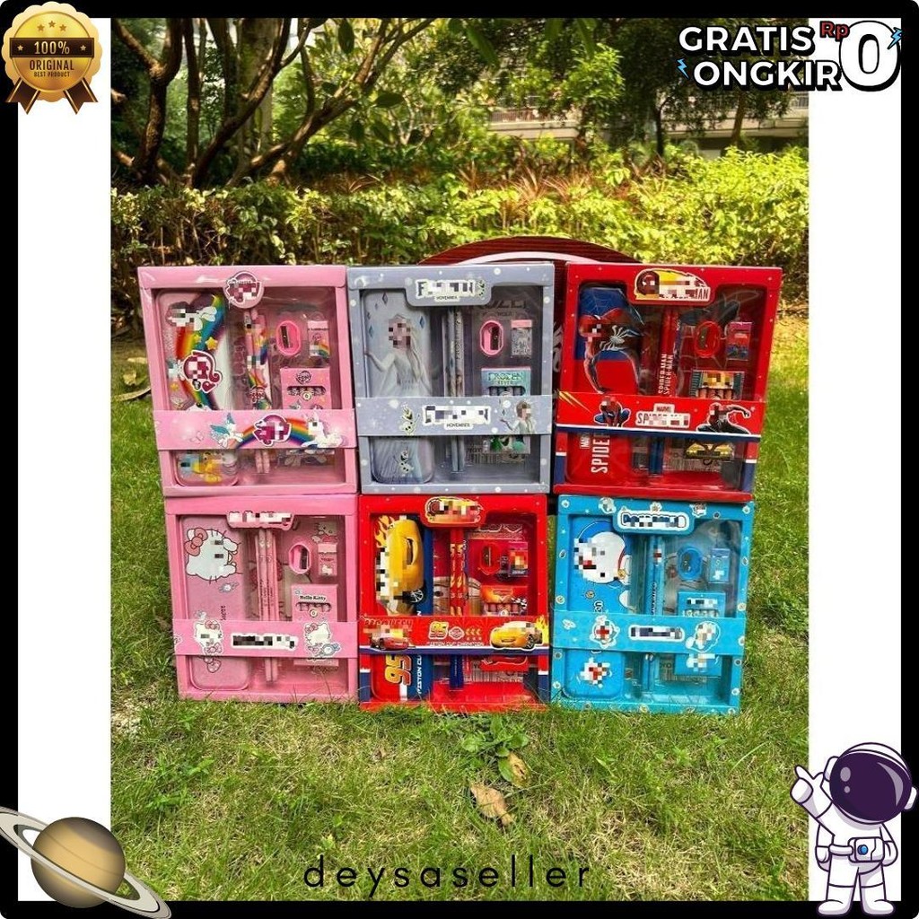 

Stt Paket Alat Tulis Set 7 In 1 Set Stationery 7In1 Karakter Kartun Alat Tulis Anak Sekolah Penghapus Pengaris Kotak Pensil Penggaris Crayon Diskon Setengah Harga