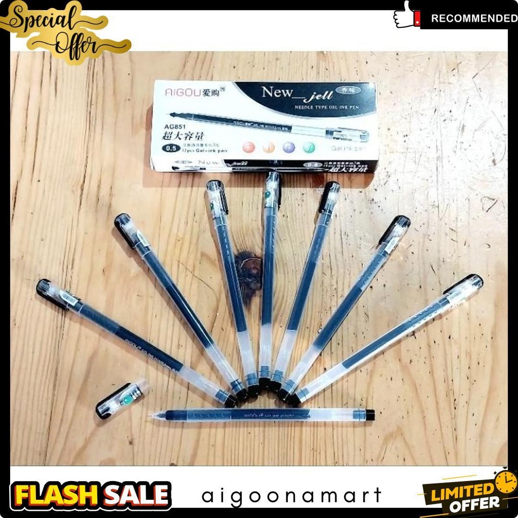 

Bolpen Aigou New Gell Xui Zua Ada Gambar Aple 0.4 Mm / Isi 12 Pcs Diskon