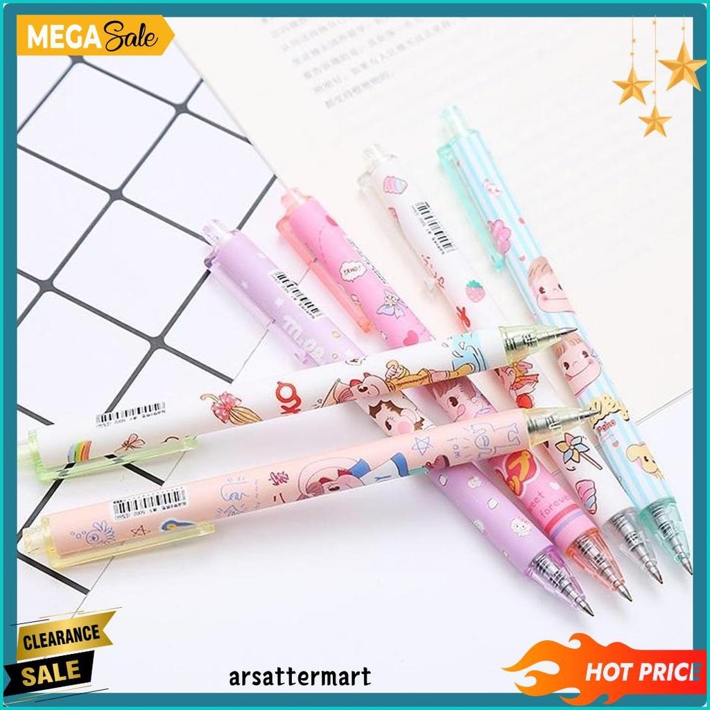 

Murmure.Id | 6Pcs Pulpen Gel Mekanik 0.5Mm / Ballpoint Mekanik Pulpen Set Isi 6 Pcs Diskon