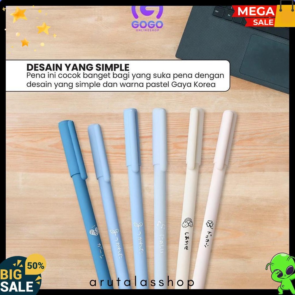 

Gogo-A48 Pulpen Gel 6In1 Motif Polos Warna Pastel Gaya Korea / Alat Tulis Pena Cair 0.5Mm / Pena Rainbow Perlengkapan Sekolah Import Diskon Setengah Harga