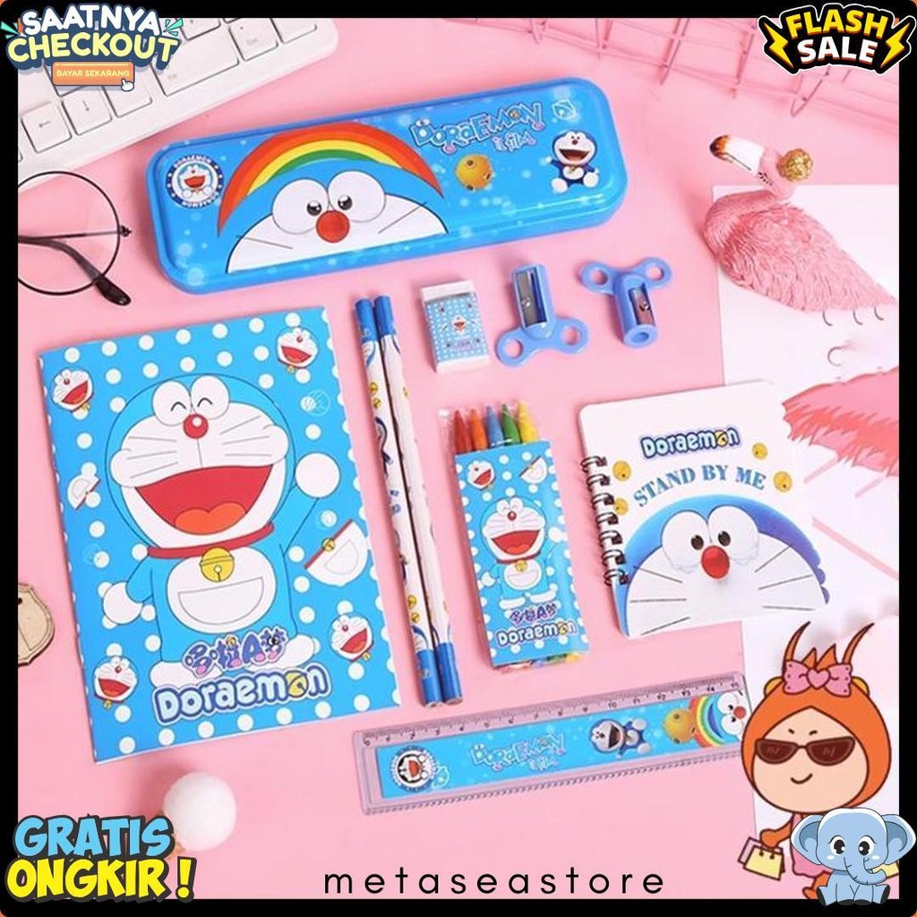 

Reseller Welcome - S5982 Set Alat Tulis 8 In 1 / Set Alat Tulis Anak Motif Kartun / Set Alat Tulis 8 In 1 Lucu / Stationery Set 8 In 1 Lucu Diskon