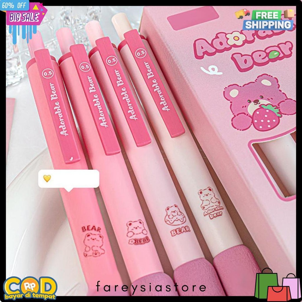 

Set Pulpen Mekanik Aesthetic Pena Gel Box Isi 4 Motif Lucu Alat Tulis Stationery Atk3002 Flash Sale! Diskon Hingga 70%