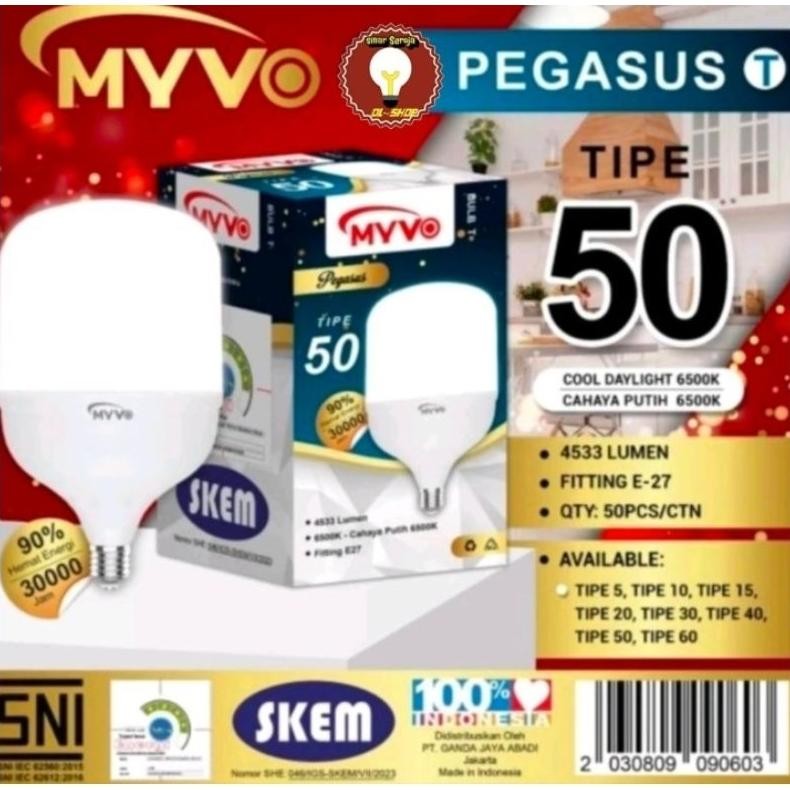 Lampu LED Capsule Myvo King / Pegasus 60W, 50W, 40W MYVO