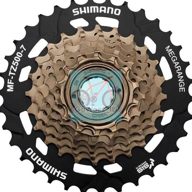 ready Freewheel Gear Belakang Sepeda 7 Speed Drat Ulir SHIMANO 14-28T 14-34T