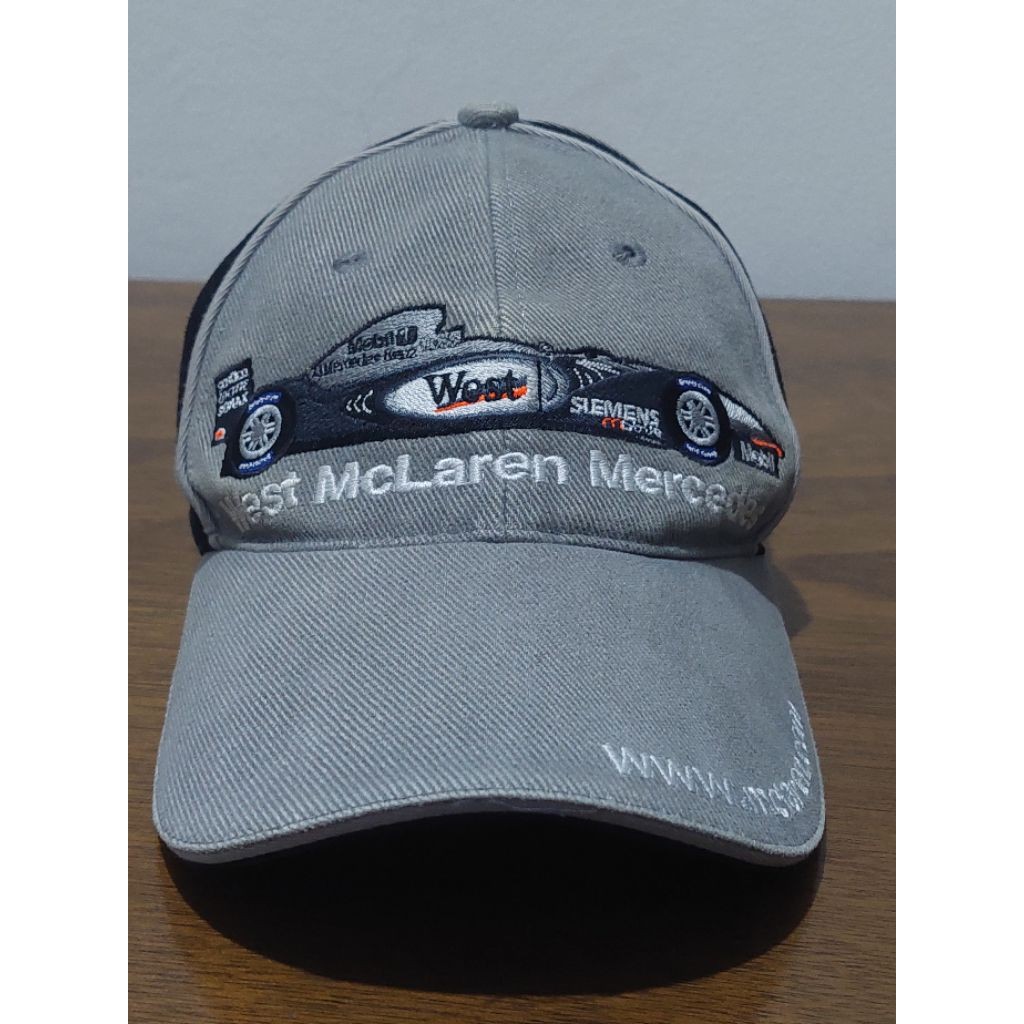 Mclaren Mercedes F1 Vintage Hat Topi