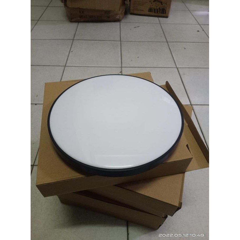 lampu plafon led outbow hitam 24 watt 36 watt 72 watt