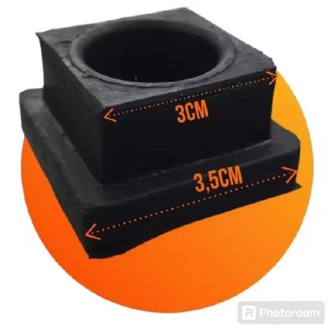 =+=+=+] Kaki Karet Meja 3x3cm / Kaki karet kursi 3x3cm / kaki karet kotak 3x3