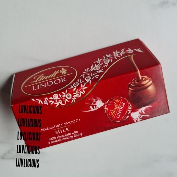 

Lindt Lindor Milk Chocolate 3 Pcs - Cokelat Susu Premium Import Termurah