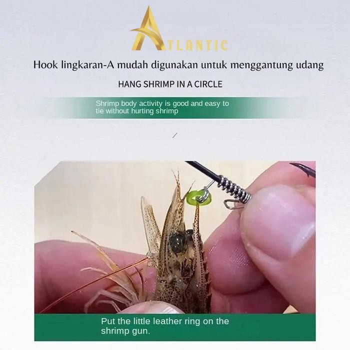 Mata Kail Pancing Umpan Udang Hidup Atlantic Alat Untuk Mancing Ikan Di Laut Sungai Dan Danau
