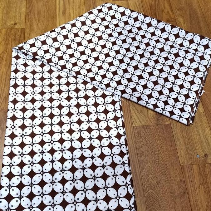 kain batik jarik samping motif kawung latar putih jogja solo