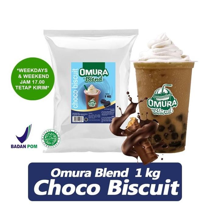 

Omura Blend Bubuk Minuman Rasa Choco Biscuit 1Kg - Minuman Serbuk Cokelat Termurah