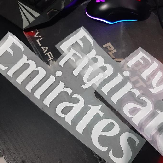 Sponsor Jersey Fly Emirates Bahan Sublock