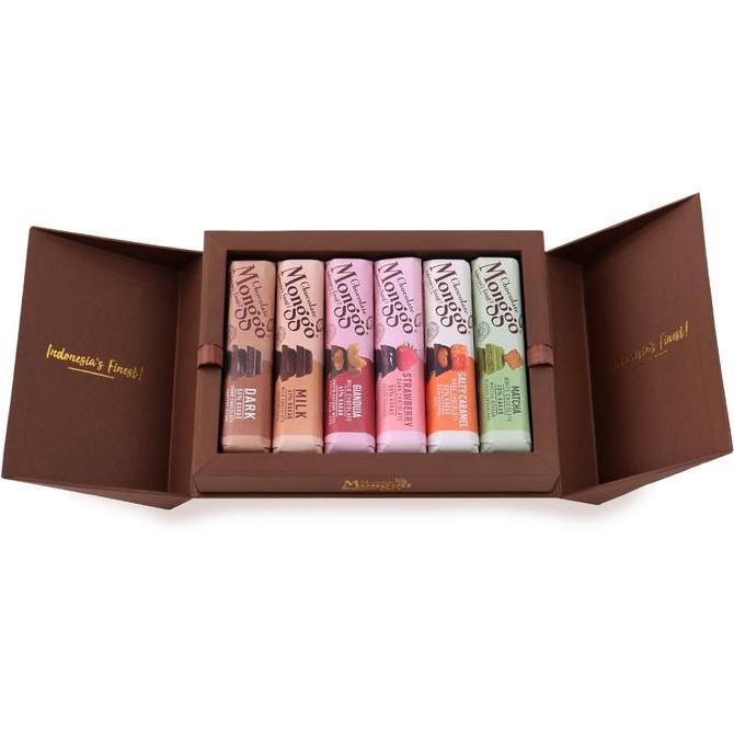 

Valentine Chocolate Gift Box 6x40gr Bars Cokelat Monggo Hadiah Valentine Termurah