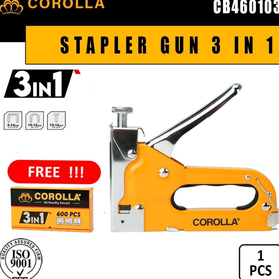 

Corolla Cb460103 Staples Staple Gun 3 In 1 Way Heavy Duty Staples Hekter Jok