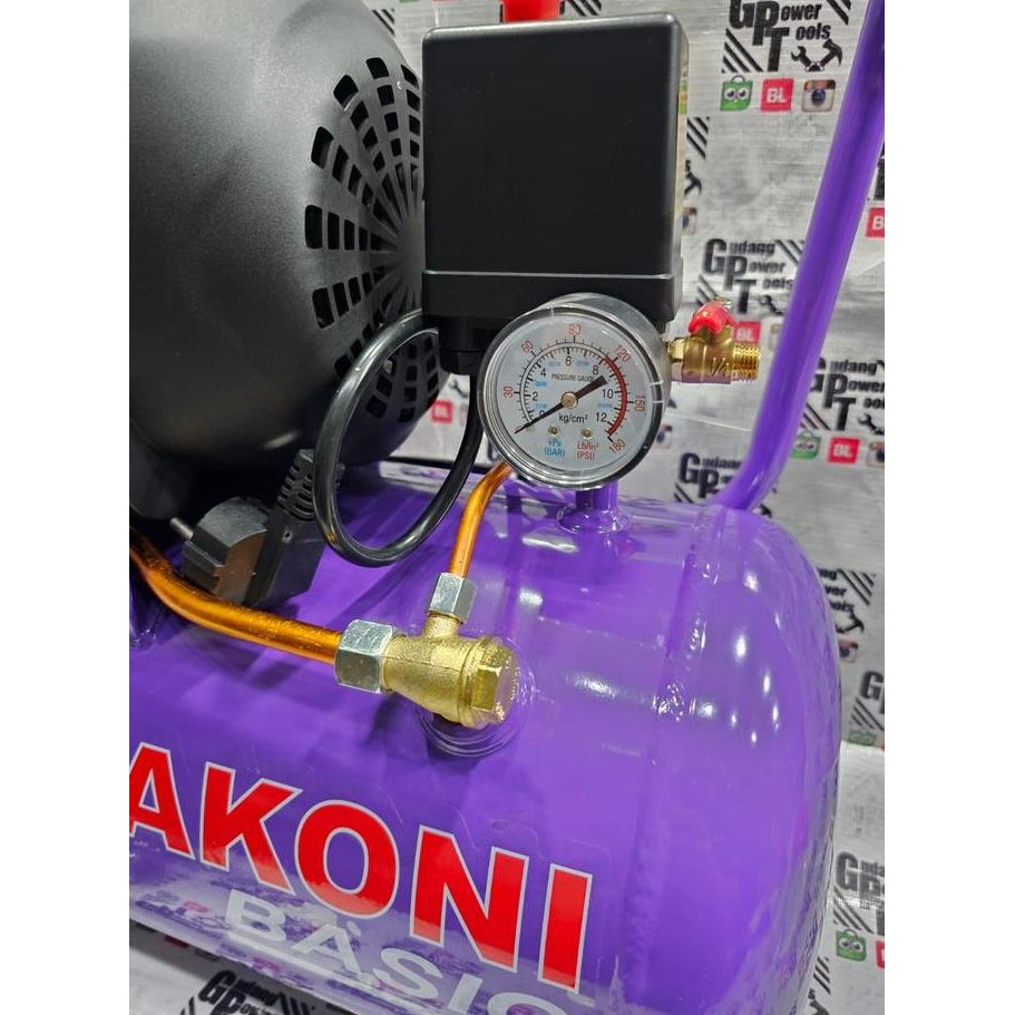 Sale Kompresor Pompa Angin Lakoni 1Hp 25 Liter Basic Pompa Angin Kompresor Lakoni