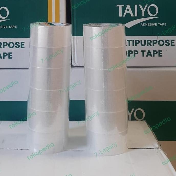 

^^^^^] solasi bening 2 inch lakban bening besar 2" selotip bening 48mm