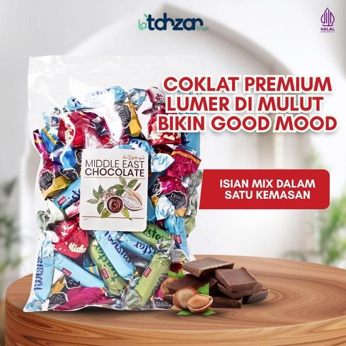 

Coklat Arab Mix 1 kg Premium Cokelat Oleh-Oleh Haji Umroh Original Termurah